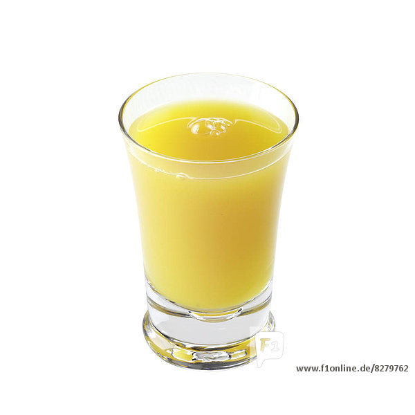 Glas Saft Mango