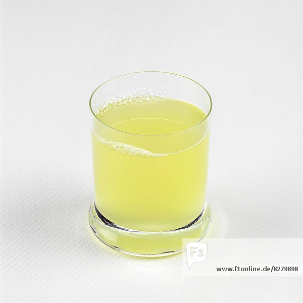 Glas Saft Ananas