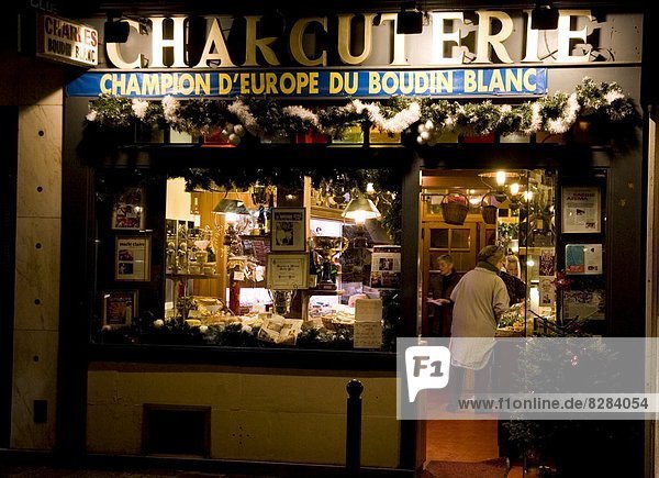 Paris  Hauptstadt  Frankreich  Fenster  Laden  Fleisch