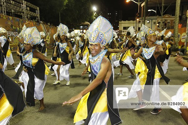 Dancing band at Salvador carnival  Bahia  Brazil  South America