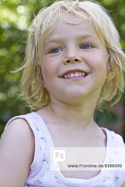portrait of smiling little girl