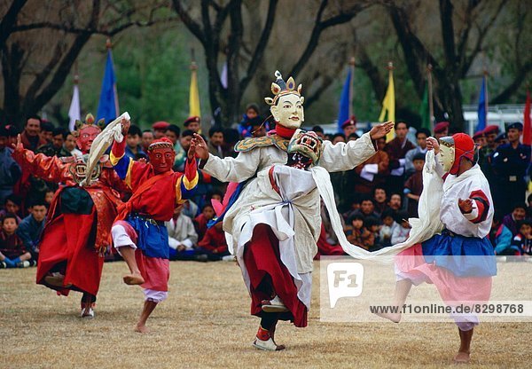tanzen  Festival  fünfstöckig  Buddhismus  Geschichte  Maske  Mythologie  Bhutan