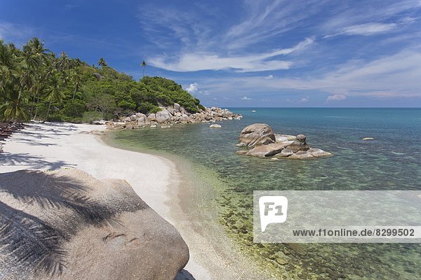 nahe  Strand  Verletzung der Privatsphäre  Baum  Urlaub  Spa  Einsamkeit  Südostasien  Asien  Koh Samui  Lamai  Thailand