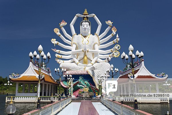 Statue fünfstöckig Buddhismus Südostasien Asien Koh Samui Thailand