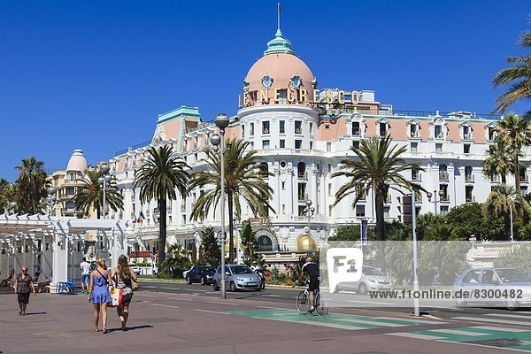Hotel Negresco  Promenade des Anglais  Nizza  Alpes Maritimes  Provence  Cote d ' Azur  Côte d ' Azur  Frankreich  Europa