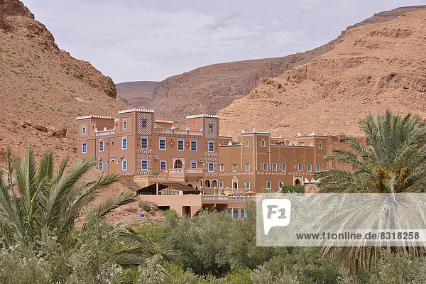 Kasbah-style hotel