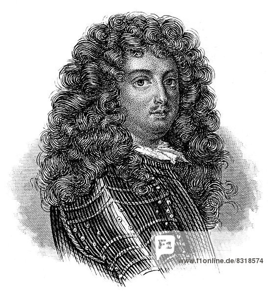 Portrait von Ludwig XIV. oder Louis XIV  Louis le Grand  1638- 1715  König von Frankreich und Navarra  genannt der Sonnenkönig oder Le Roi-Soleil