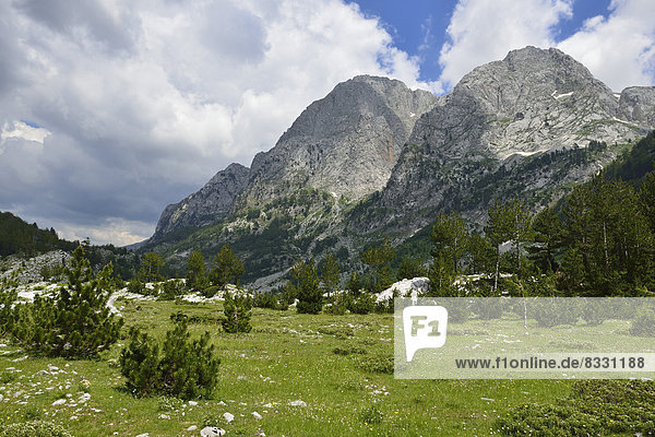 Albanien Theth-Tal Ropojana-Tal und Prokletije Gebirge