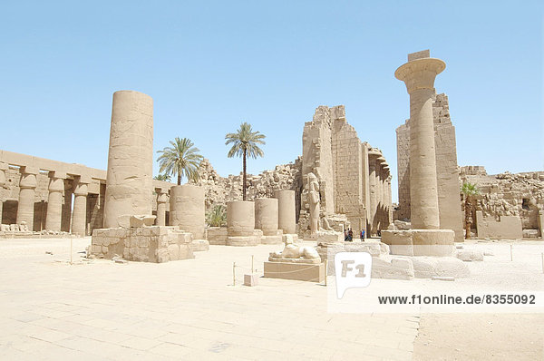 Karnak-Tempel  UNESCO-Weltkulturerbe  Theben  Luxor  Gouvernement Luxor  Ägypten