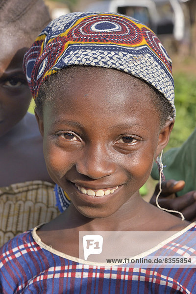Portrait of a girl in Waiima  Kono District  Sierra Leone