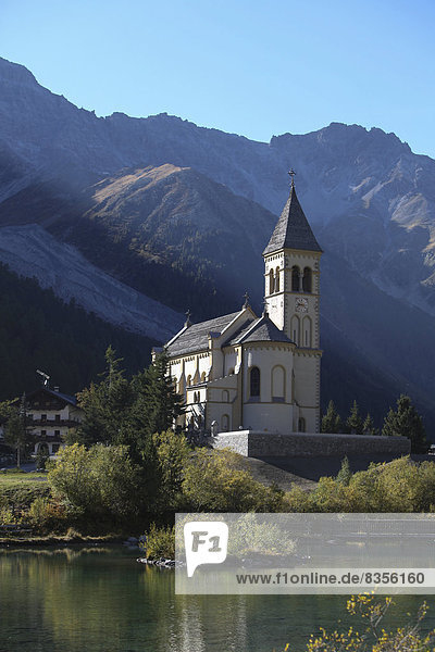 Pfarrkirche St. Gertraud  Sulden  Provinz Südtirol  Trentino-Südtirol  Italien