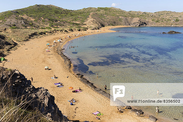 Platja de Cavalleria Beach  Minorca  Balearic Islands  Spain