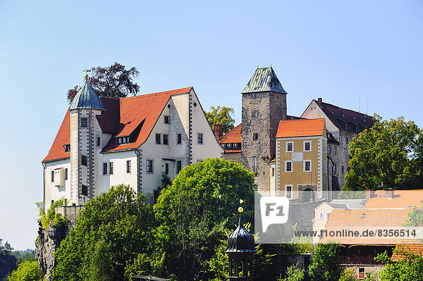 Burg Hohnstein  Hohnstein  Sächsische Schweiz  Sachsen  Deutschland