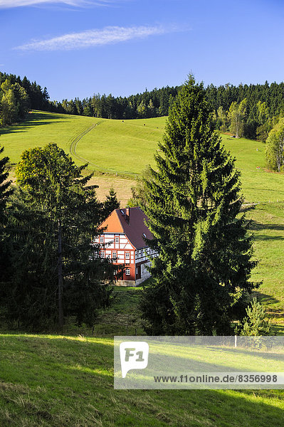 Deutschland  Sachsen  Sächsische Schweiz-Ost-Erzgebirge  Räumicht  Oberlausitzer Haus