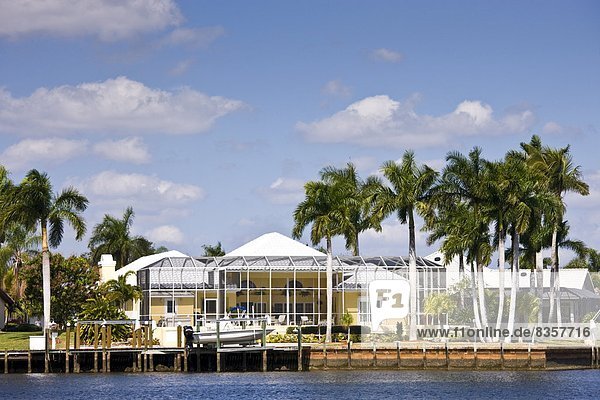 Vereinigte Staaten von Amerika USA Hafen Urlaub Wohnhaus Reichtum Insel Florida