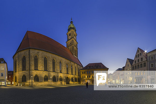 Deutschland,  Bayern,  Amberg,  Blick auf die Martinskirche