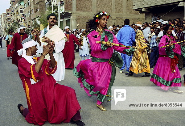 Dancers taking part in a cultural display in Cairo  Egypt