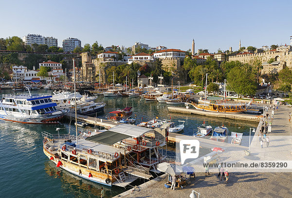 Turkey  Antalya  Old town and harbor