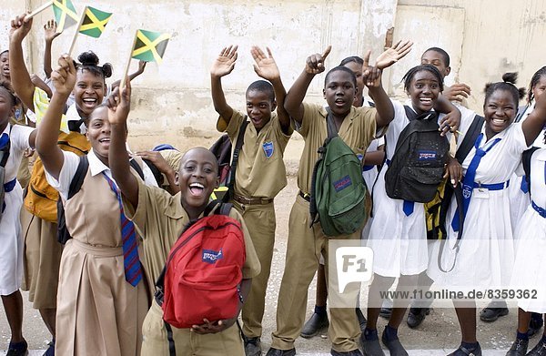 Schoolchildren in Trenchtown  Jamaica