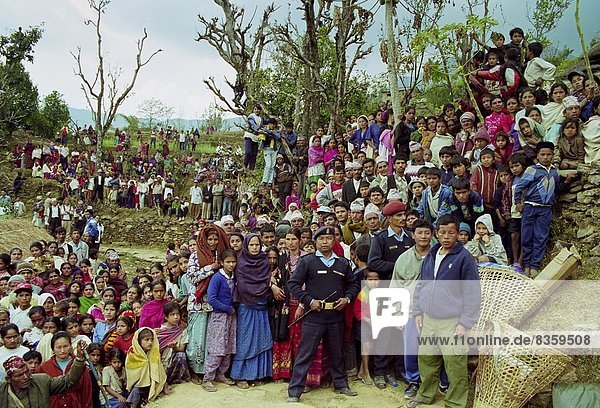 Fest  festlich  geselliges Beisammensein  Himalaya  Vorgebirge  Nepal  Pokhara