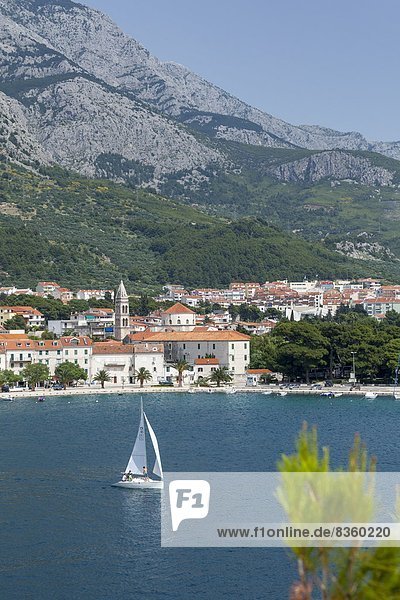 hinter  Hafen  Europa  Berg  Yacht  Kroatien  Makarska
