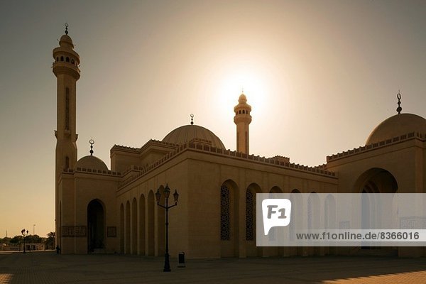 Al Fateh Grand Moschee bei Sonnenuntergang  Manama  Bahrain