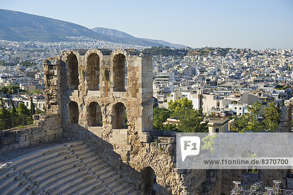 Athen  Hauptstadt  Ansicht  Griechenland