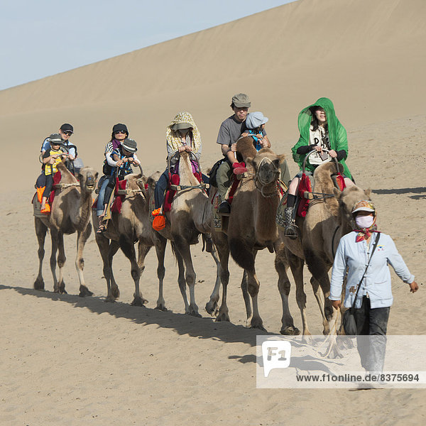 Berg Tourist Sand Gesang China Kamel