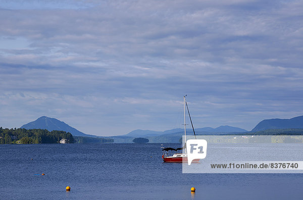Morgen  Tretboot  Hintergrund  früh  Eule  Kanada  Quebec