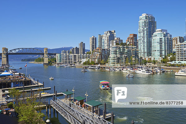 Brücke  Bach  unaufrichtig  Bucht  British Columbia  Kanada  englisch  Vancouver