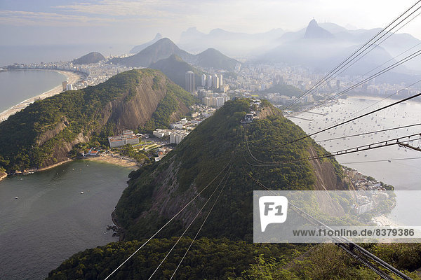 Berg Ende Seilbahn Brasilien Rio de Janeiro einstellen