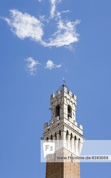 Wolke  Siena  Palast  Schloß  Schlösser  Glocke  Italien  Toskana