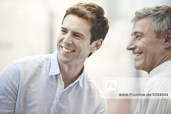 Mid-adult man with friend