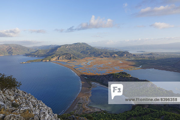Strand See Flussdelta Delta Dalyan Türkei