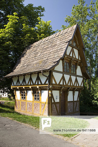 Haus des Hafenmeisters  Historische Hafen- und Werftanlage  Holzminden  Weserbergland  Niedersachsen  Deutschland
