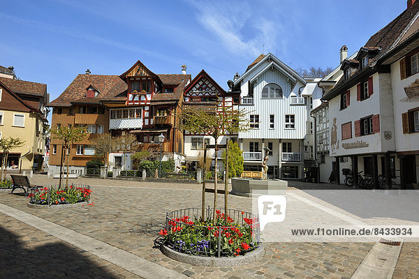 Switzerland  Europe  canton  Thurgau  Arbon  fish marketplace  place