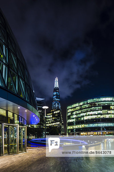 UK  London  view to city hall and The Shard