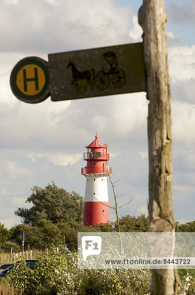 Germany,  Schleswig-Holstein,  Flensburg Fiord,  Lighthouse Falshoft