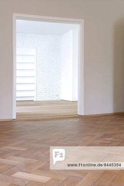 Germany  Wooden floor in empty flat