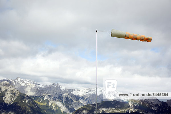 Austria  Tyrol  Karwendel mountains  Wind sack in mountains