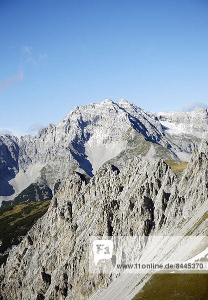 Austria  Tyrol  Karwendel mountains  View of Alps