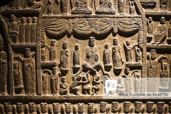 zeigen  Stein  Museum  Norden  China  Buddha  Shanghai