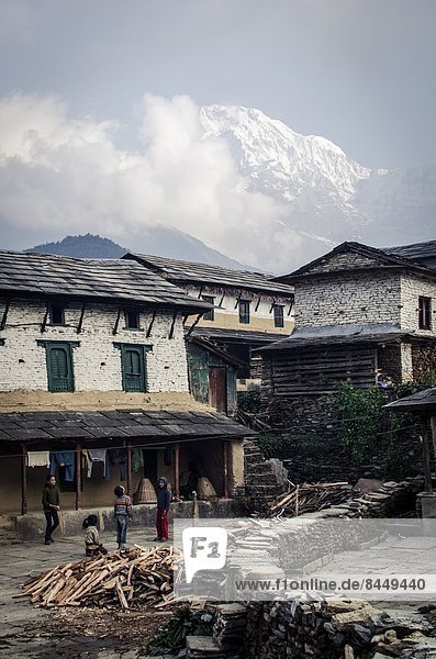 Hintergrund  Himalaya  Annapurna  Asien  Nepal  Süden