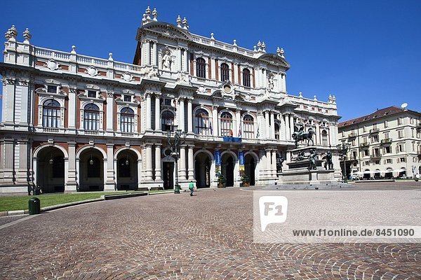 National Museum of the Italian Risorgimento in Palazzo Carignano  Turin  Piedmont  Italy  Europe