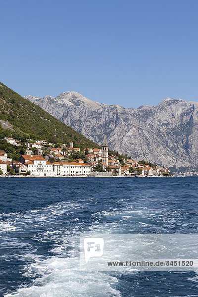 Europa UNESCO-Welterbe Bucht von Kotor Montenegro