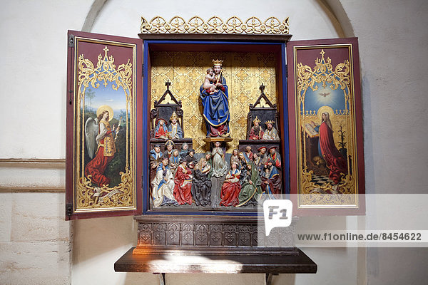 Marienaltar um 1500  Kloster Loccum  Rehburg-Loccum  Niedersachsen  Deutschland