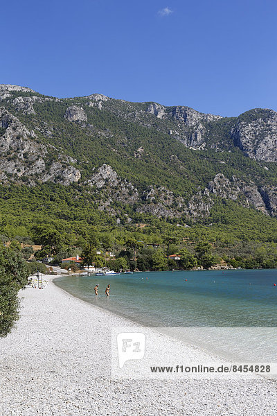 Beach of Akbuk  Gulf of Gokova  Mu?la Province  Aegean Region  Turkey Province