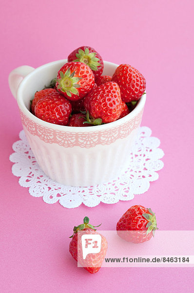 Tasse  Erdbeere