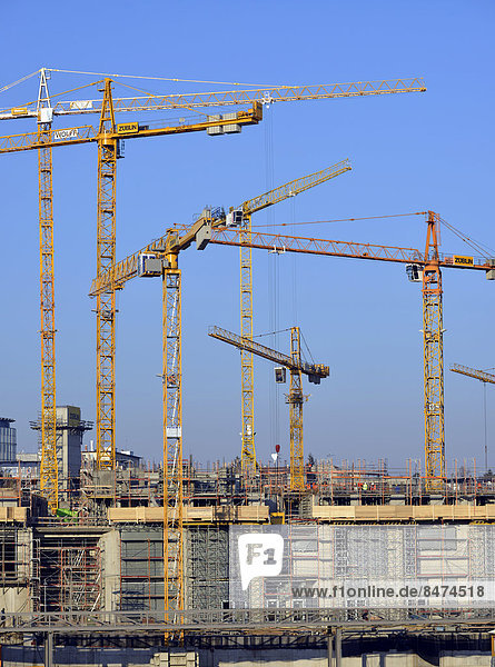 Construction site Milaneo  Mailänder Platz  Stuttgart  Baden-Württemberg  Germany