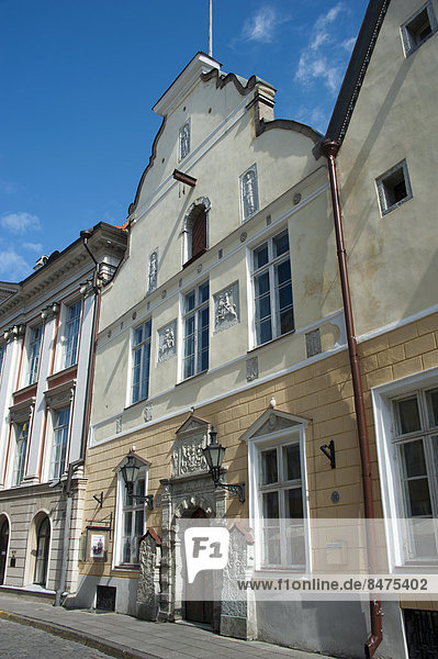 House of Blackheads  Pikk  historic centre  Tallinn  Estonia  Baltic States